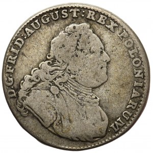 August III Sas, 1/6 thaler 1750 Dresden FWóF