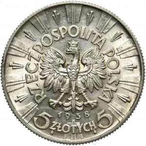 Piłsudski 5 złotych 1938