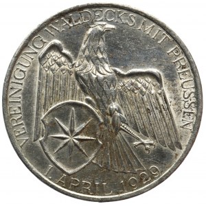 Niemcy, Republika Weimarska 3 marki 1929 A 