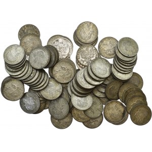 Zestaw srebrnych monet IIRP - 2 złote Głowa Kobiety - 115 sztuk