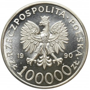100.000 złotych 1990 Solidarity - TYPE A - 