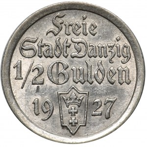 Wolne Miasto Gdańsk 1/2 guldena 1927