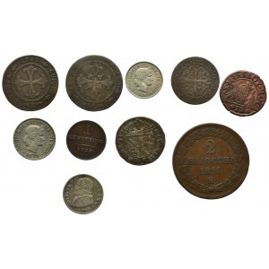Zestaw monet - Szwajcaria, Watykan i Wenecja 1792-1891