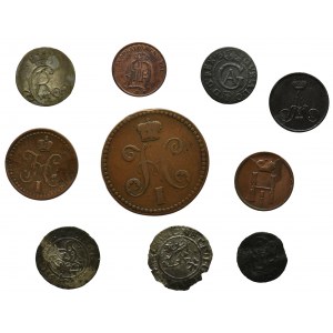 Zestaw monet - Szwecja, Norwegia, Rosja i Polska