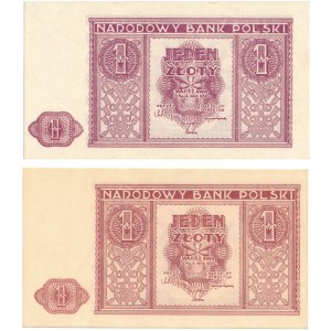 1 złoty 1946 - colour varieties