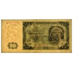 50 złotych 1948 -BG- b.rzadka odmiana 