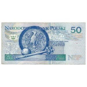 50 złotych 1994 -ZA- rare replacement prefix 