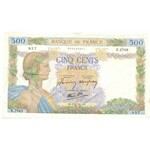 Zestaw francuskich banknotów