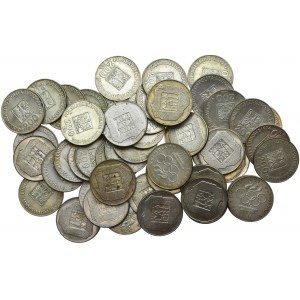 Zestaw srebrnych monet PRL - Mapka i Olimpiada 