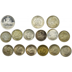 Coin Lot of postwar silver Polish coins - some better pieces
