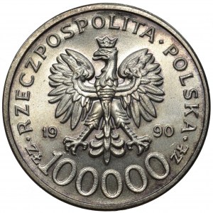 100.000 złotych 1990 Solidarity TYPE C