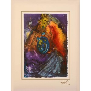 Salvador Dali, Ecclesiastes 1 from the portfolio 40 Paintings of the Bible