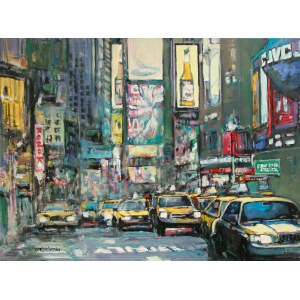 Piotr Rembielinski, City Lights, NYC Broadway