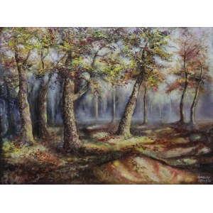 Anna Sandecka Ląkocy, Autumn Forest, 2022.