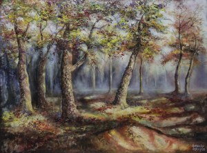 Anna Sandecka Ląkocy, Autumn Forest, 2022r.