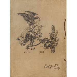 Leon WYCZÓŁKOWSKI, Poland, 19th/20th century. (1852 - 1936), Cover of Teki jubileuszowa kościoła Panny Marii w Krakowie, 1927.