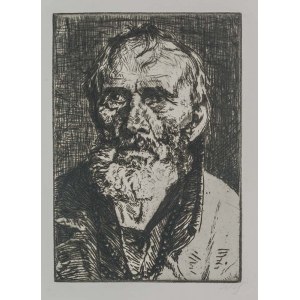 Wlodzimierz KONIECZNY (1886 - 1916), Porrtet of an old man, 1909.