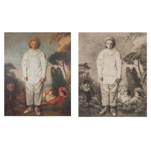 Jean Antoine WATTEAU (1684 - 1721), Gilles, para objects