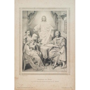Heinrich HOFMANN, Germany (1824 - 1911), Gegenwart des Herrn (Presence of the Lord), 1885,