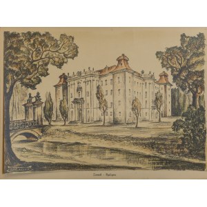 Romuald BOGACZYK (1910 - 1980), Rydzyna - Castle, 1934.