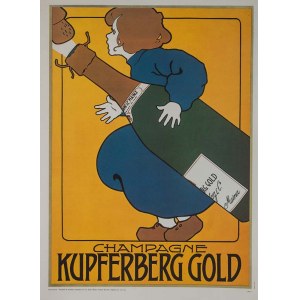 Melicovitz, Austria XIX w., CHAMPAGNE KUPFERBERG GOLD, 1901