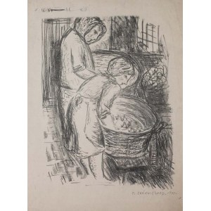 Tadeusz SKÓRKIEWICZ (1923 - 2011), Washerwomen, 1948.