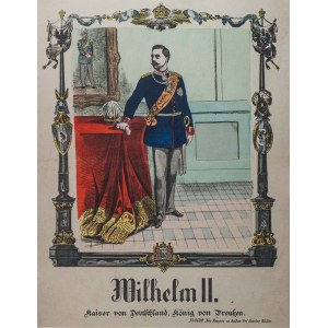 Unbekannter Künstler, Porträt des Thronfolgers Wilhelm II., 19. Jahrhundert.