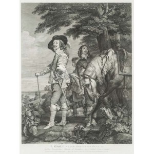 Robert STRANGE, Anglia, XVIII w. (1721 - 1792), Portret Karola I, króla Anglii