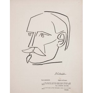 Pablo PICASSO (1881 - 1973), Porträt von Paul Langevin