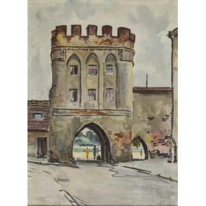 Władysław SERAFIN (1905-1988), Bridge gate in Toruń