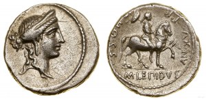 Republika Rzymska, denar, 61 pne, Rzym