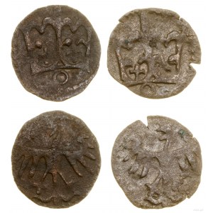 Poland, lot 2 x crown denarius, no date, Krakow