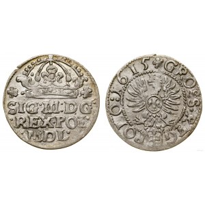 Polska, grosz, 1615, Kraków