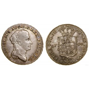 Polen, zwei Zloty (8 Groszy), 1790 EB, Warschau