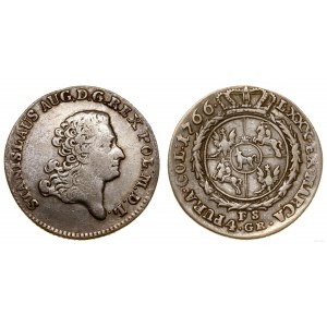 Polen, Zloty (4 Grosze), 1766 FS, Warschau