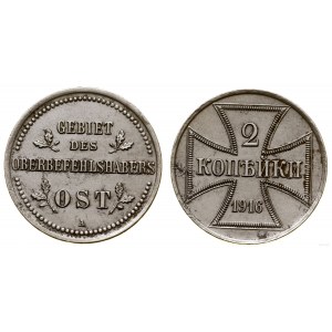 Poland, 2 kopecks, 1916 A, Berlin