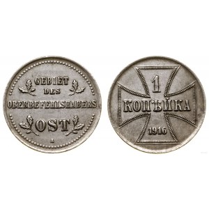 Polska, 1 kopiejka, 1916 A, Berlin