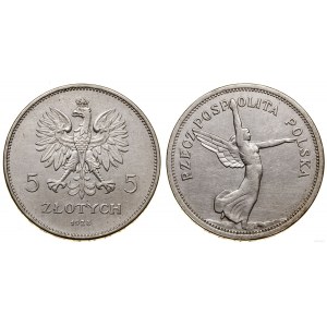 Polska, 5 złotych, 1928, Bruksela