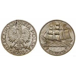 Polska, 5 złotych, 1936, Warszawa