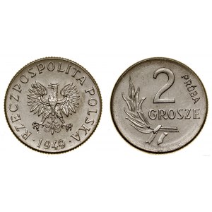 Polska, 2 grosze, 1949, Warszawa