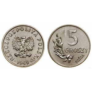 Polen, 5 groszy, 1949, Warschau