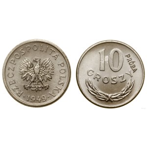 Polska, 10 groszy, 1949, Warszawa