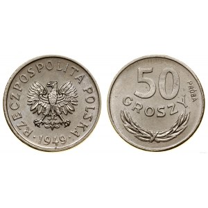 Polska, 50 groszy, 1949, Warszawa