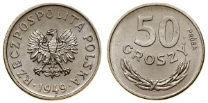 Poland, 50 groszy, 1949, Warsaw