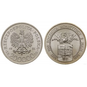 Polska, 200.000 złotych, 1991, Warszawa