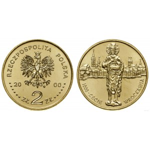 Poland, 2 zloty, 2000, Warsaw