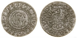 Prusy Książęce (1525-1657), szeląg, 1594, Królewiec