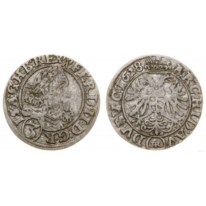 Silesia, 3 krajcary, 1628 HR, Wrocław