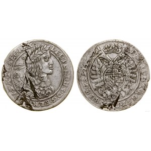 Silesia, 15 krajcars, 1661 GH, Wrocław