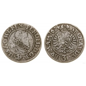 Austria, 3 krajcary, 1624, Praga